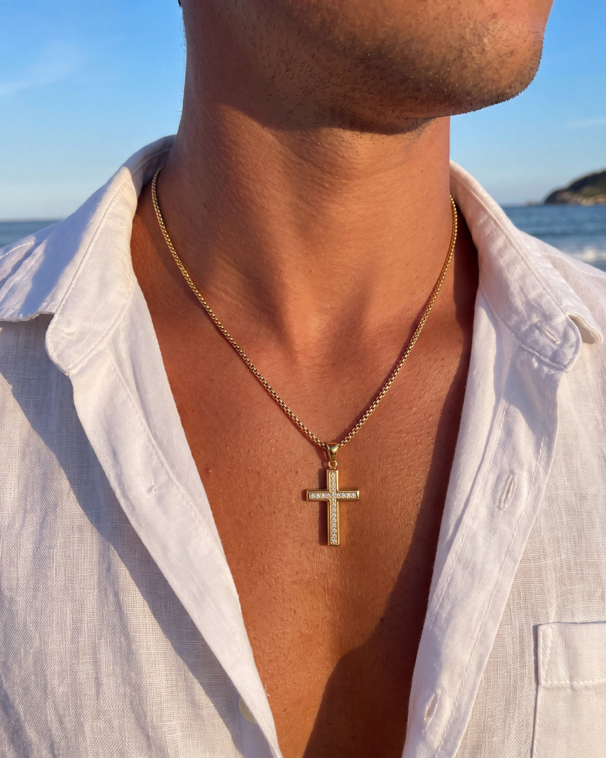 COLLIER CROIX ASTRALE | DORÉ