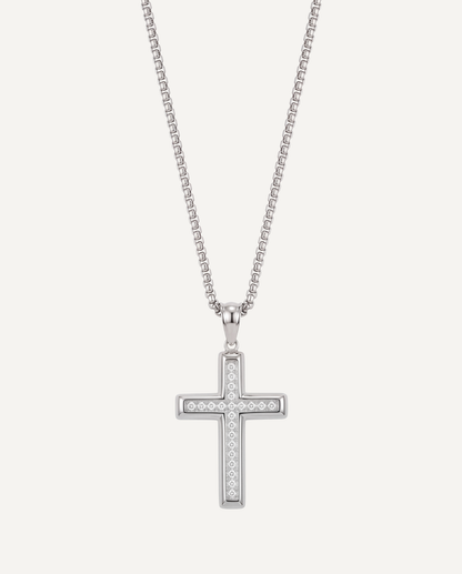 COLLIER CROIX ASTRALE | ARGENTÉ