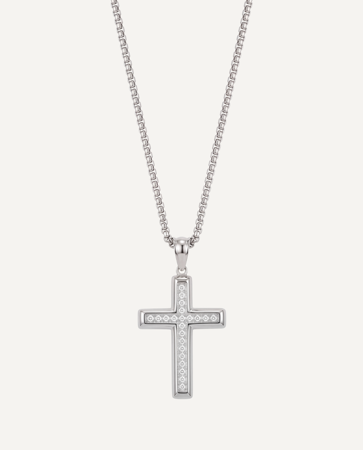 COLLIER CROIX ASTRALE | ARGENTÉ