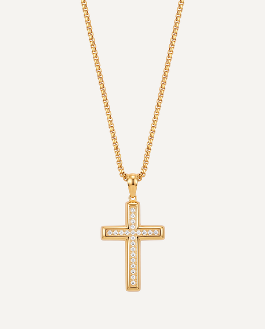 COLLIER CROIX ASTRALE | DORÉ