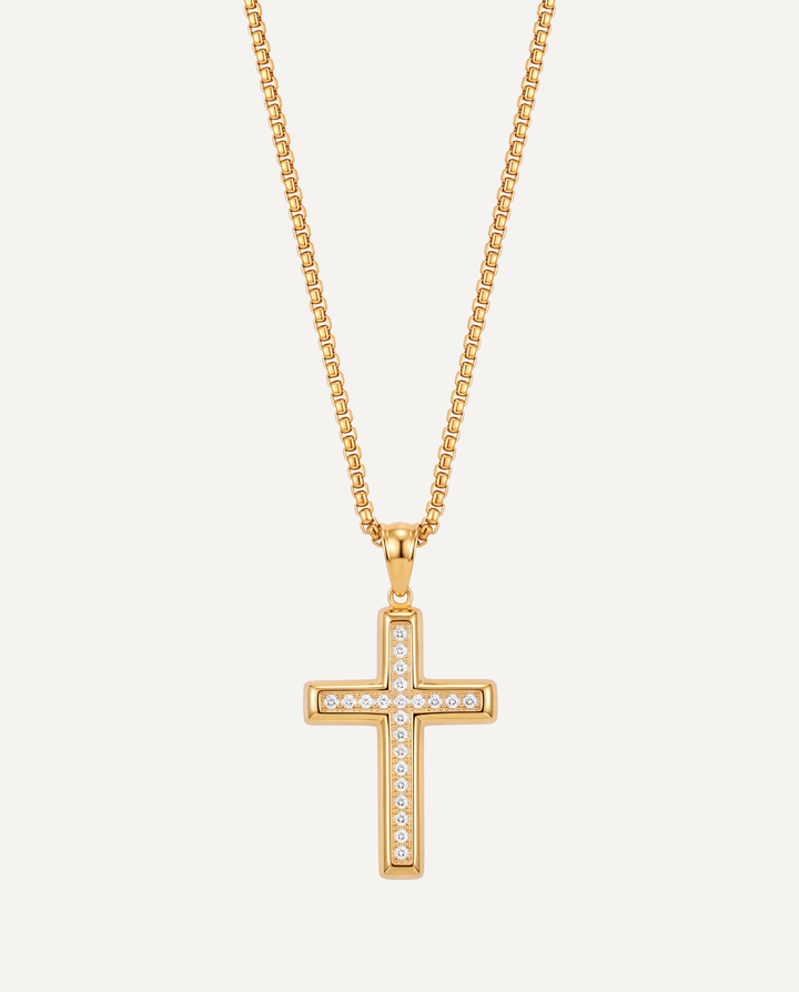 COLLIER CROIX ASTRALE | DORÉ